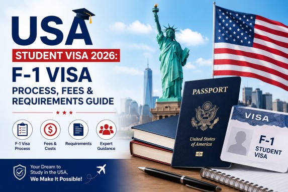 USA Student Visa 2026: F-1 Visa Process, Fees & Requirements Guide