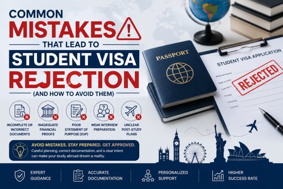 Common Mistakes That Lead to Student Visa Rejection (and How to Avoid Them)
