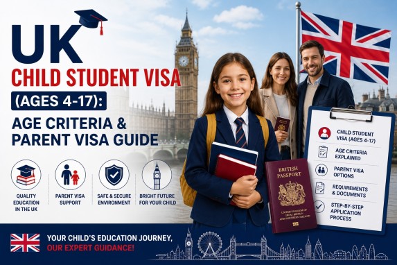 UK Child Student Visa (Ages 4-17): Age Criteria & Parent Visa Guide
