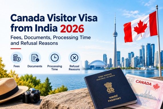 Canada Visitor Visa from India 2026: Fees, Documents, Processing Time and Refusal Reasons