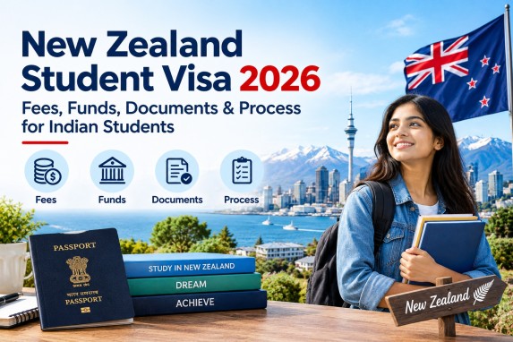 New Zealand Student Visa 2026: Fees, Funds, Documents & Process for Indian Students